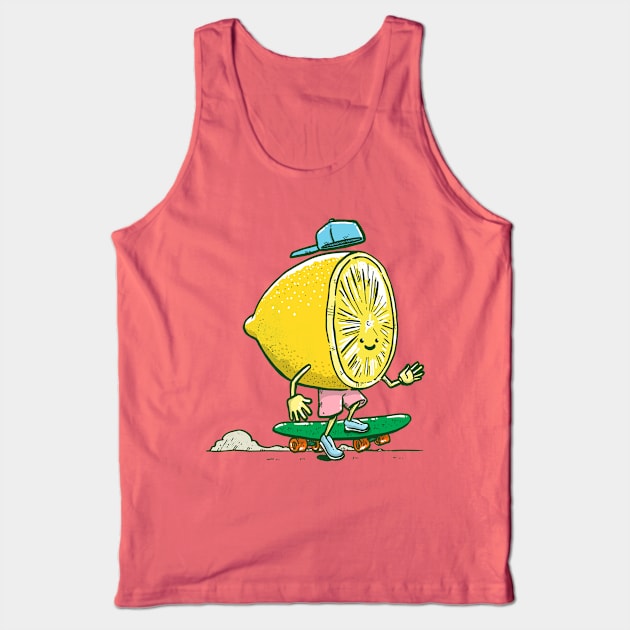 The Lemon Skater Tank Top by nickv47